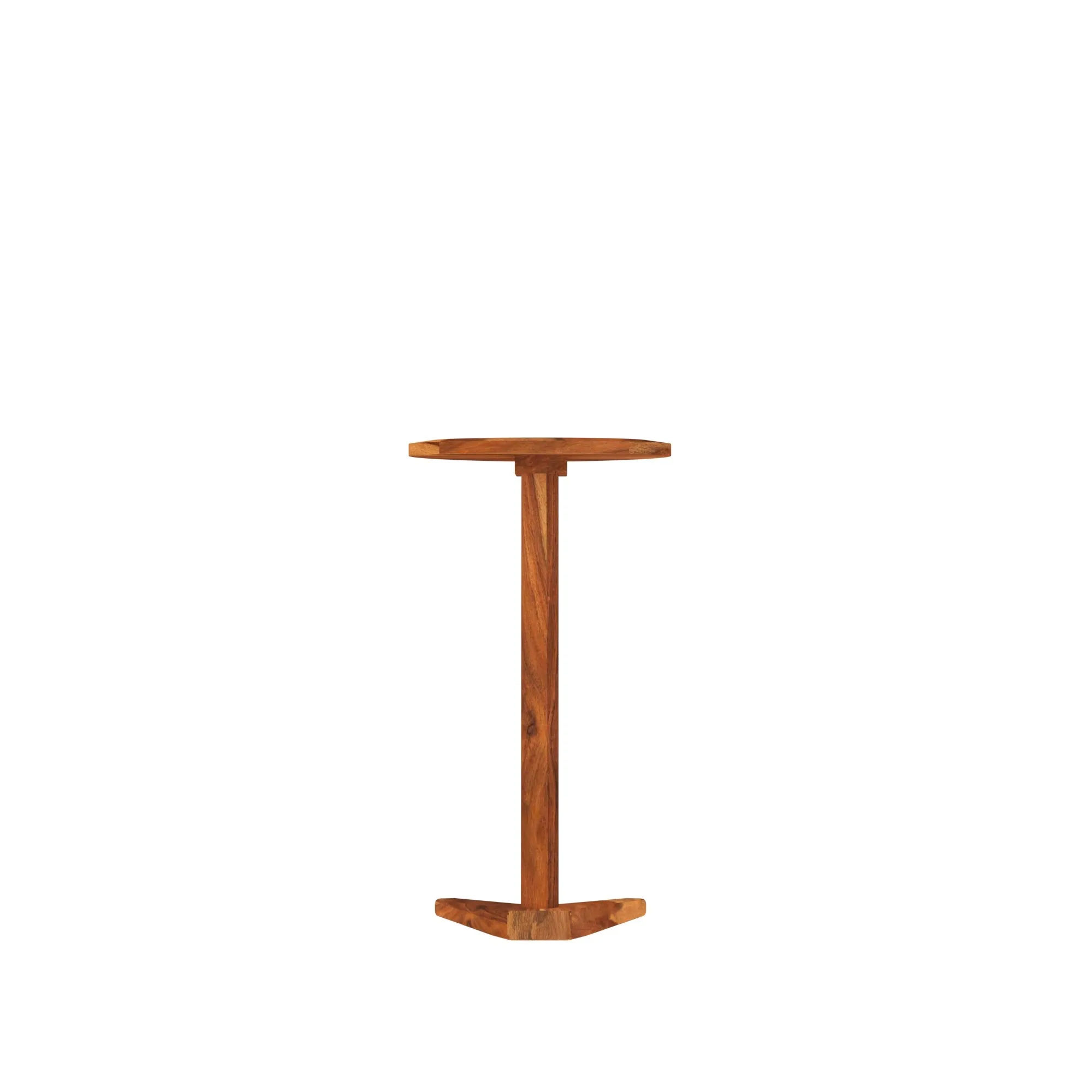 Antique Thin Arrow Top Finished Wooden Handmade C Table
