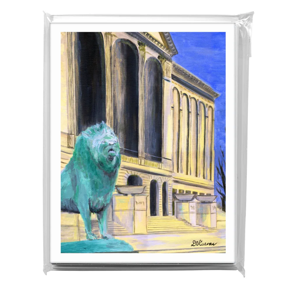 Art Institute Patina, Chicago, Greeting Card (7241D)
