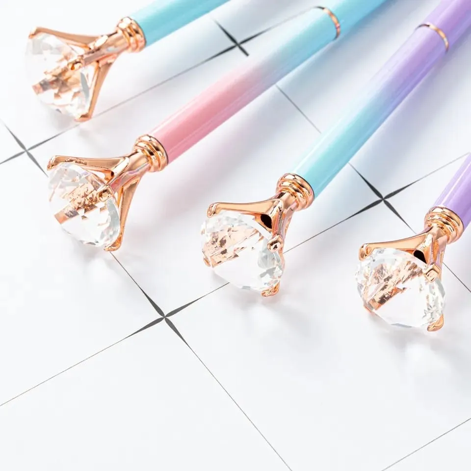 Crystal Diamond Head Ballpoint Pen