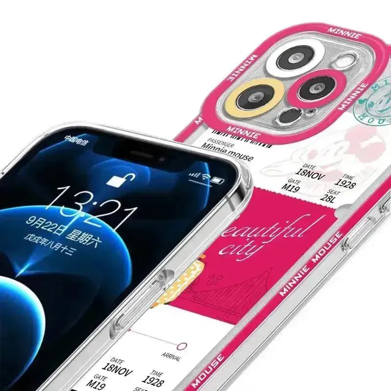 Mickey Minnie Card Style Phone Case (For iPhones)