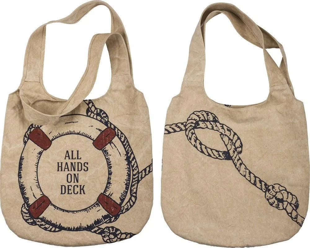 Nautical Theme Extra Large Tote Bag