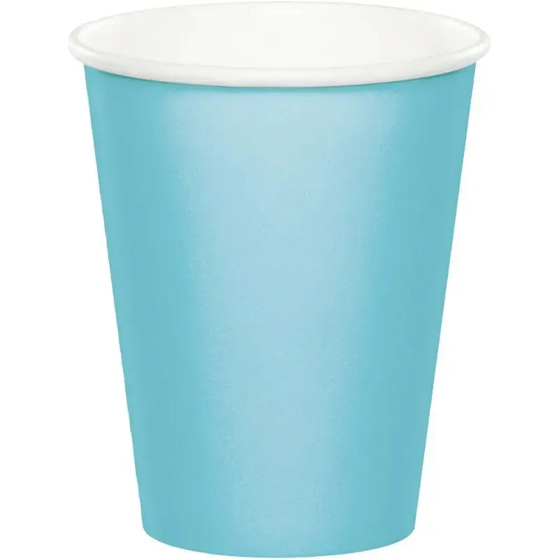 Pastel Blue Cups - 8 Pkt