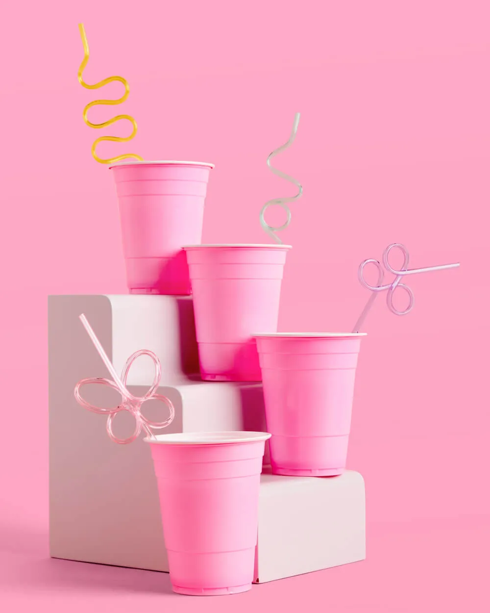 Pastel Party Starter Pack - Plates, Napkins   Straws