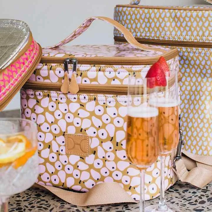 Thandana Laminated Fabric Double Decker Cooler Bag