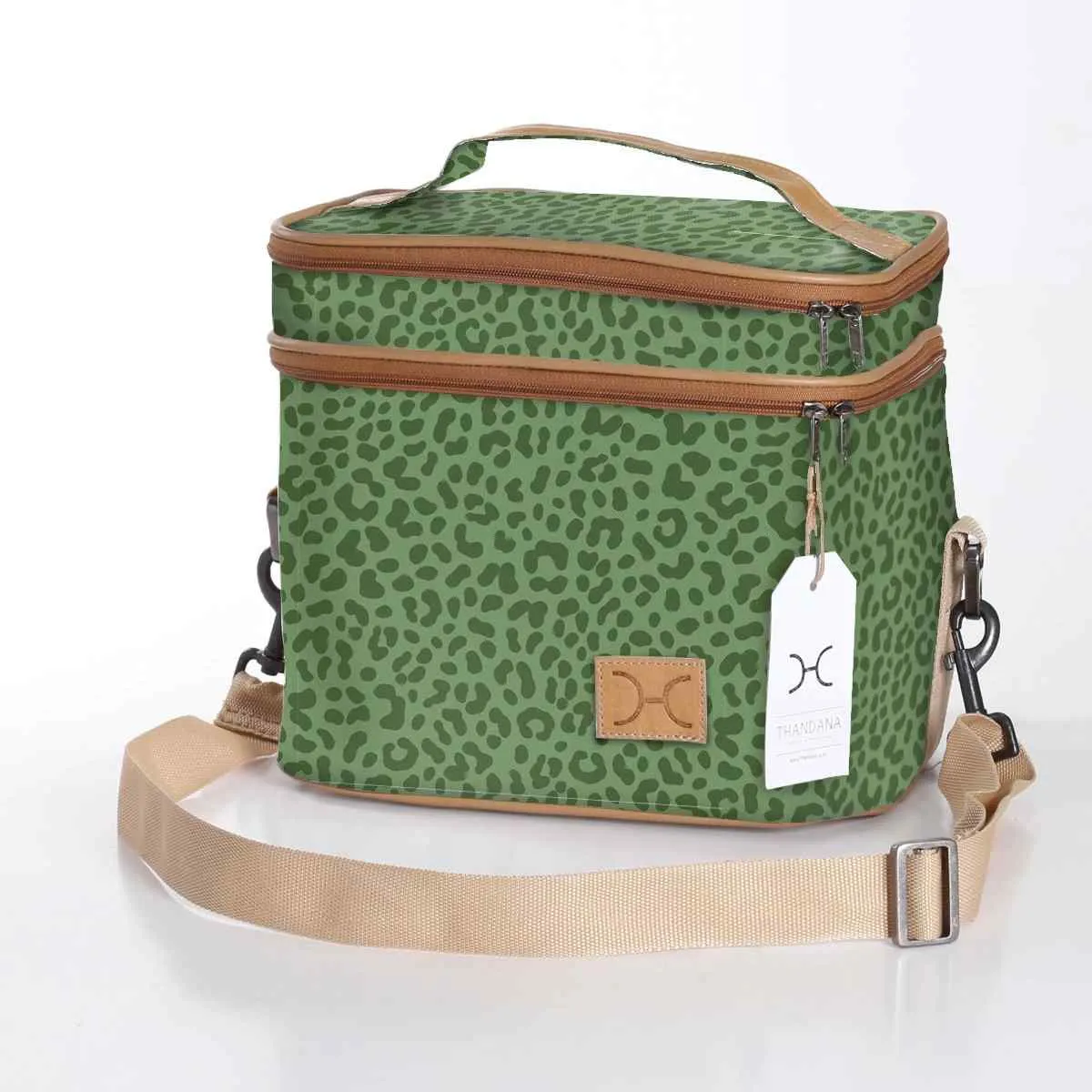 Thandana Laminated Fabric Double Decker Cooler Bag